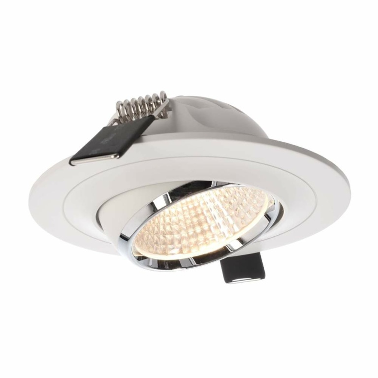 Deko-Light Deckeneinbauleuchte, Saturn, 7 W, 2700 K, Weiß, Stromkonstant, 17-18 V/DC, Bemessungsstrom: 350 mA