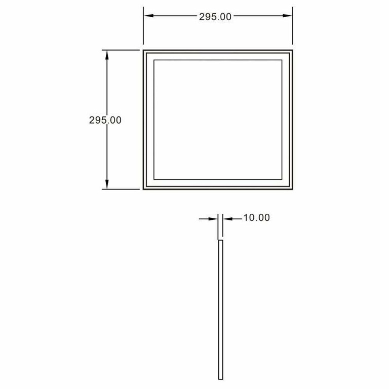 Deko-Light Deckeneinbauleuchte, LED Panel SMALL, 24 W, 3000 K, Weiß, Stromkonstant, 34-35 V/DC, Bemessungsstrom