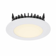 Deckeneinbauleuchte, LED Panel Round III, 6 W, 3000 K, Weiß, Stromkonstant, 17.9 V/DC, Bemessungsstr