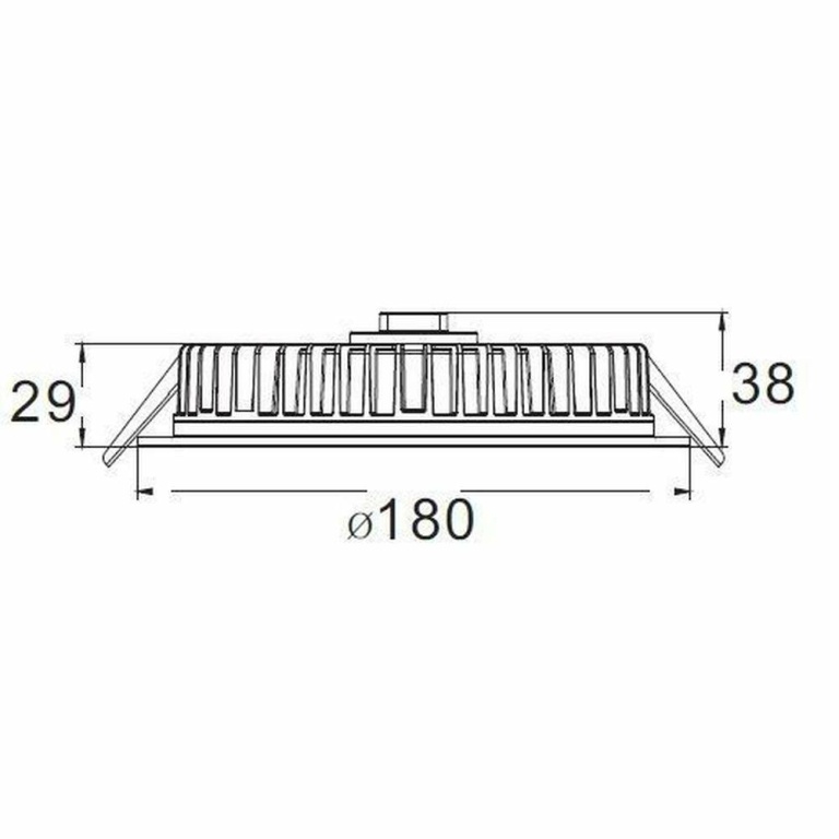 Deko-Light Deckeneinbauleuchte, LED Panel Round III, 20 W, 3000 K, Weiß, Stromkonstant, 28 V/DC, Bemessungsstro