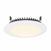 Deckeneinbauleuchte, LED Panel Round III, 26 W, 3000 K, Weiß, Stromkonstant, 37 V/DC, Bemessungsstro