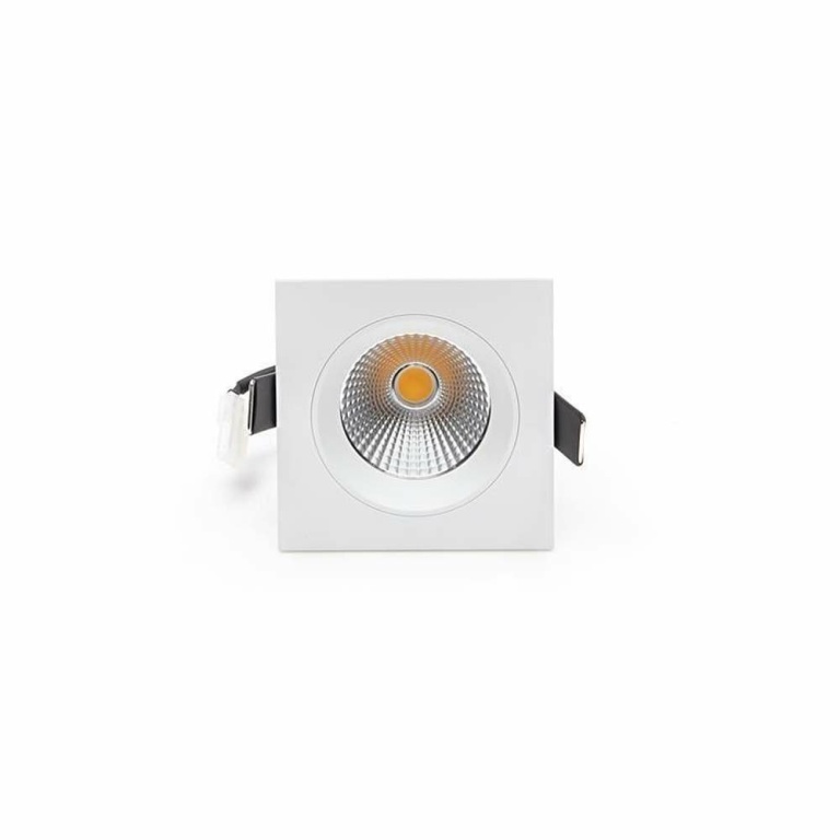 Deko-Light Deckeneinbauleuchte, Orionis Eckig, 6,5 W, 2700 K, Weiß/Weiß, Stromkonstant, 17-19 V/DC, Bemessungss