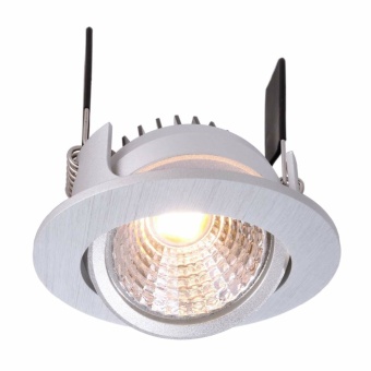 Deko-Light Deckeneinbauleuchte, COB-68-350mA-2700K-Rund-flach-Silber, Stromkonstant, 14-15 V/DC, Bemessungsstro