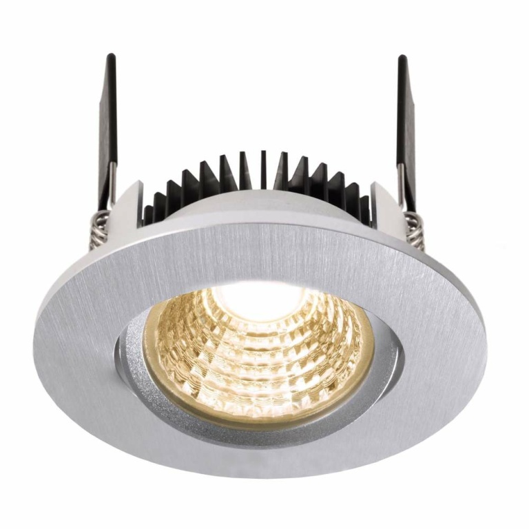 Deko-Light Deckeneinbauleuchte, COB-68-350mA-2700K-Rund-Silber, Stromkonstant, 16-17 V/DC, Bemessungsstrom: 350