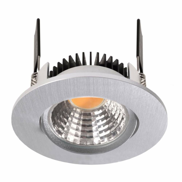 Deko-Light Deckeneinbauleuchte, COB-68-350mA-2700K-Rund-Silber, Stromkonstant, 16-17 V/DC, Bemessungsstrom: 350