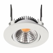 Deckeneinbauleuchte, COB-68-24V-8,5 W-2700K-Rund-Weiß, Spannungskonstant, 24 V/DC