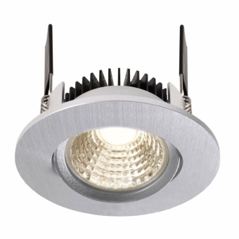 Deko-Light Deckeneinbauleuchte, COB-68-24V-8,5 W-4000K-Rund-Tilt-Silber, Spannungskonstant, 24 V/DC