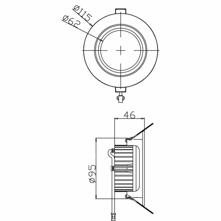 Deko-Light Deckeneinbauleuchte, COB-95-24V-2700K-Rund-Weiß, Spannungskonstant, 24 V/DC