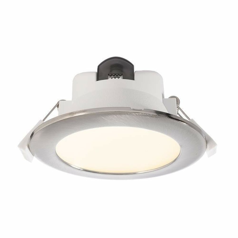 Deko-Light Deckeneinbauleuchte, Acrux 90 mm, 6 W, DIM, 3000/4000/6000 K, Silber, 220-240 V/AC, 50 / 60 Hz