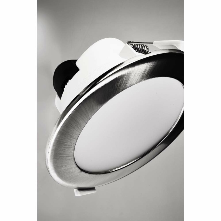 Deko-Light Deckeneinbauleuchte, Acrux 90 mm, 6 W, DIM, 3000/4000/6000 K, Silber, 220-240 V/AC, 50 / 60 Hz