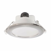 Deckeneinbauleuchte, Acrux 90 mm, 6 W, DIM, 3000/4000/6000 K, Silber, 220-240 V/AC, 50 / 60 Hz