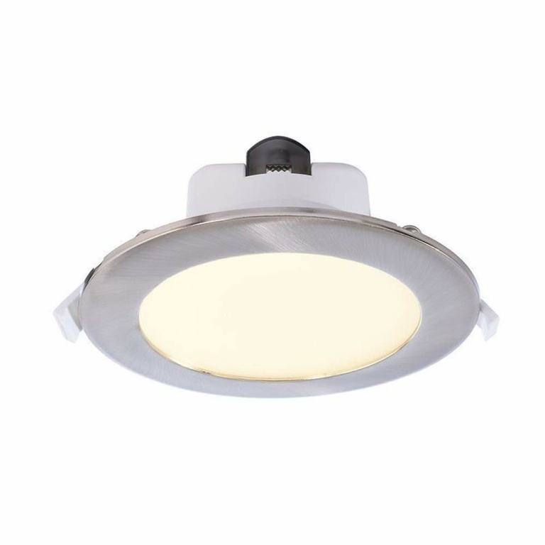 Deko-Light Deckeneinbauleuchte, Acrux 120 mm, 14,5 W, DIM, 3000/4000/6000 K, Silber, 220-240 V/AC, 50 / 60 Hz