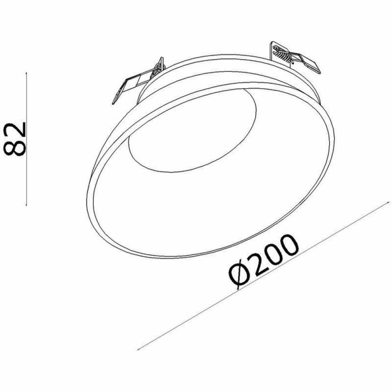 Deko-Light Deckeneinbauleuchte, Kaus, 14,5 W, 3000 K, Weiß, 220-240 V/AC, 50 / 60 Hz