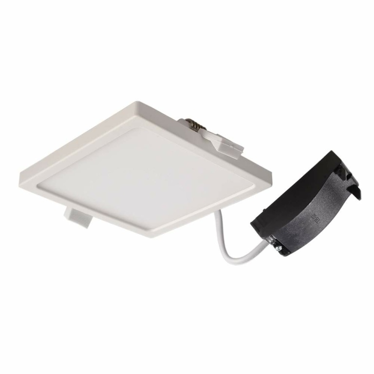 Deko-Light Deckeneinbauleuchte, Alya Eckig, 7 W, DIM, 2700 K, Weiß, 220-240 V/AC, 50 / 60 Hz