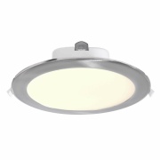 Deckeneinbauleuchte, Acrux 195 mm, 26 W, DIM, 3000/4000/6000 K, Silber, 220-240 V/AC, 50 / 60 Hz