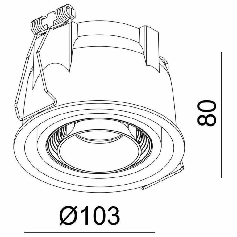 Deko-Light Deckeneinbauleuchte, Uni II Mini Tilt, 9 W, 3000 K, Weiß, Stromkonstant, 18-19 V/DC, Bemessungsstrom