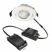 Deckeneinbauleuchte, Dione, 8,5 W, DIM, 3000 K, Weiß, 220-240 V/AC, 50 / 60 Hz