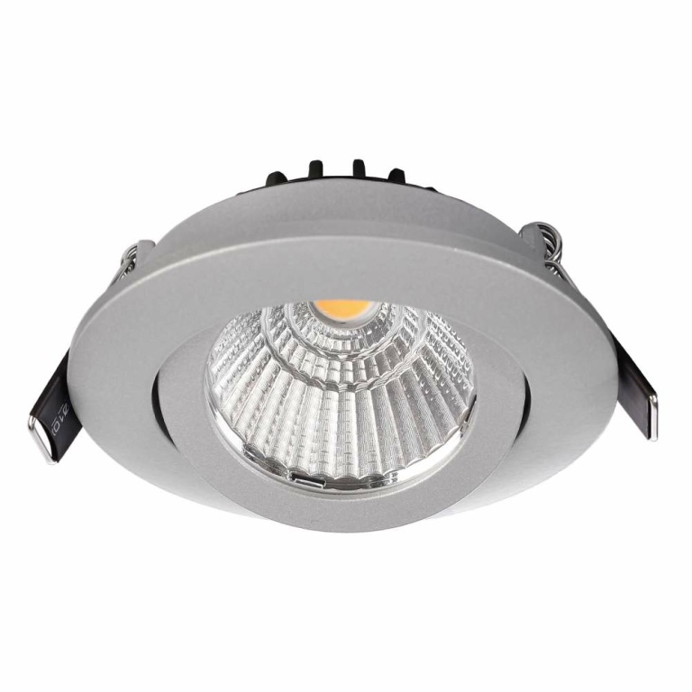 Deko-Light Deckeneinbauleuchte, Dione, 8,5 W, DIM, 3000 K, Silber, 220-240 V/AC, 50 / 60 Hz