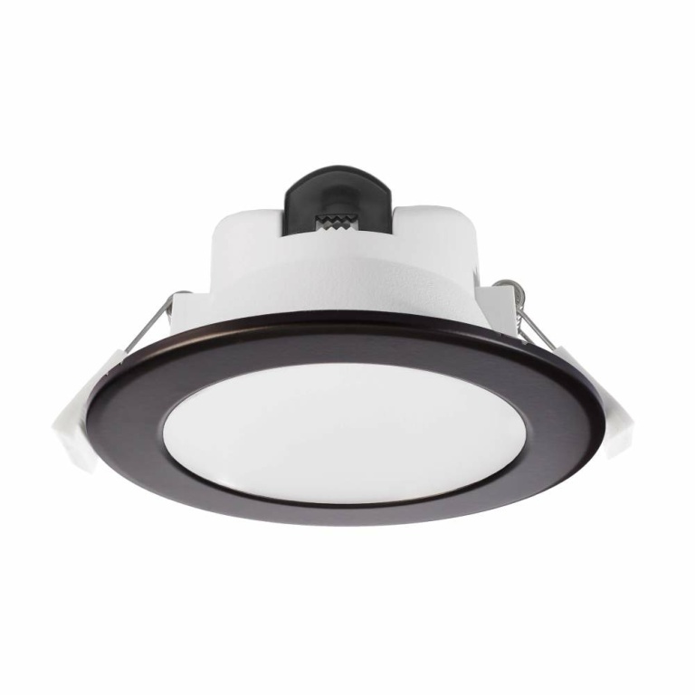 Deko-Light Deckeneinbauleuchte, Acrux 90 mm, 6 W, DIM, 3000/4000/6000 K, Schwarz, 220-240 V/AC, 50 / 60 Hz