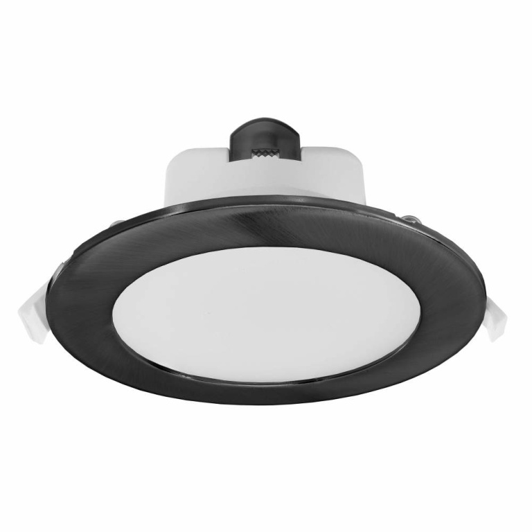 Deko-Light Deckeneinbauleuchte, Acrux 120 mm, 14,5 W, DIM, 3000/4000/6000 K, Schwarz, 220-240 V/AC, 50 / 60 Hz