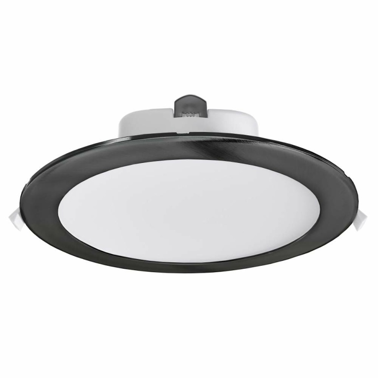 Deko-Light Deckeneinbauleuchte, Acrux 195 mm, 26 W, DIM, 3000/4000/6000 K, Schwarz, 220-240 V/AC, 50 / 60 Hz