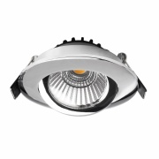 Deckeneinbauleuchte, Dione, 8,5 W, DIM, 3000 K, Chrom, 220-240 V/AC, 50 / 60 Hz