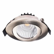 Deckeneinbauleuchte, Dione, 8,5 W, DIM, 4000 K, Nickel, 220-240 V/AC, 50 / 60 Hz