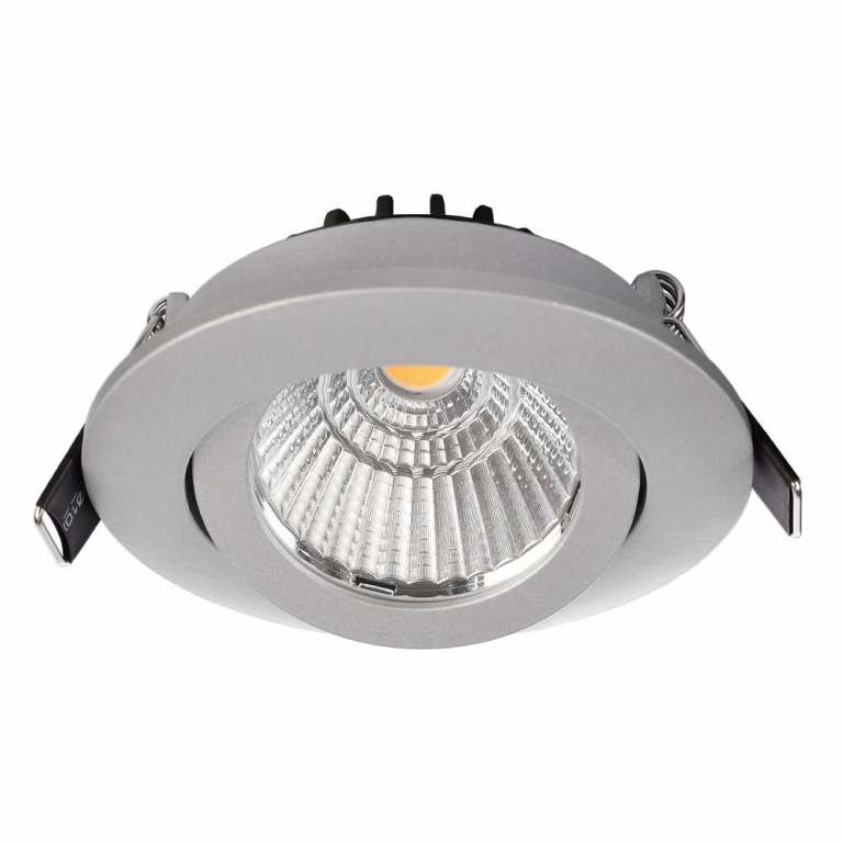 Deko-Light Deckeneinbauleuchte, Dione, 8,5 W, DIM, 2700 K, Silber, 220-240 V/AC, 50 / 60 Hz