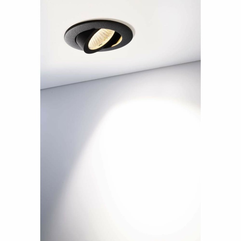 Deko-Light Deckeneinbauleuchte, Dione, 8,5 W, DTW, 1800-3000 K, Schwarz, 220-240 V/AC, 50 / 60 Hz