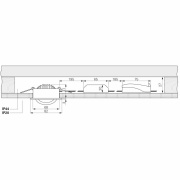 Deckeneinbauleuchte, Dione IP, 8,5 W, DIM, 2700 K, Weiß, 220-240 V/AC, 50 / 60 Hz