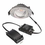 Deckeneinbauleuchte, Dione IP, 8,5 W, DIM, 2700 K, Silber, 220-240 V/AC, 50 / 60 Hz