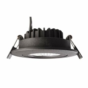 Deckeneinbauleuchte, Dione IP, 8,5 W, DIM, 2700 K, Schwarz, 220-240 V/AC, 50 / 60 Hz