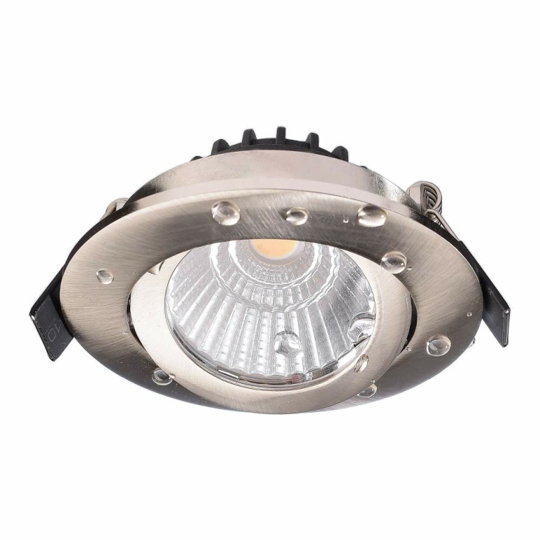 Deko-Light Deckeneinbauleuchte, Dione IP, 8,5 W, DIM, 2700 K, Nickel, 220-240 V/AC, 50 / 60 Hz