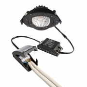 Deckeneinbauleuchte, Dione IP, 8,5 W, DIM, 3000 K, Schwarz, 220-240 V/AC, 50 / 60 Hz