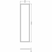 Pendelleuchte, Set, LED Event-Panel Transparent, 63 W, RGB/4000 K, Schwarz, Spannungskonstant, 24 V/