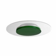 Deckenaufbauleuchte, Set, Zaniah 290 mm, 12 W, DIM, 3000 K, Cover Grün, 220-240 V/AC, 50 / 60 Hz