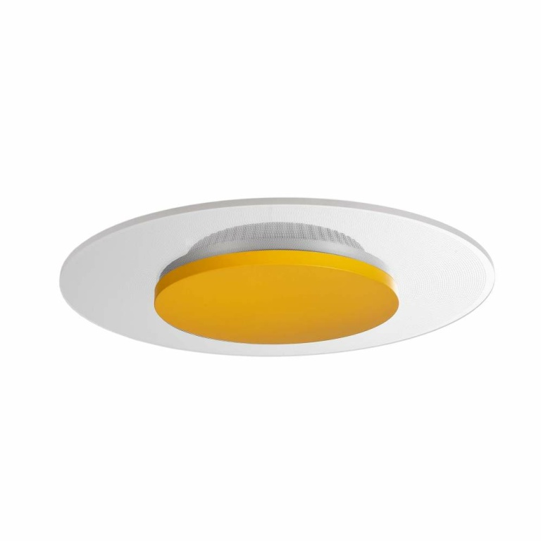 Deko-Light Deckenaufbauleuchte, Set, Zaniah 290 mm, 12 W, DIM, 3000 K, Cover Gelb, 220-240 V/AC, 50 / 60 Hz