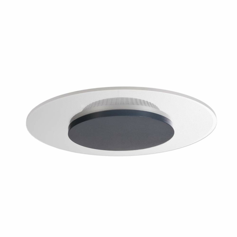 Deko-Light Deckenaufbauleuchte, Set, Zaniah 290 mm, 12 W, DIM, 3000 K, Cover Grau, 220-240 V/AC, 50 / 60 Hz