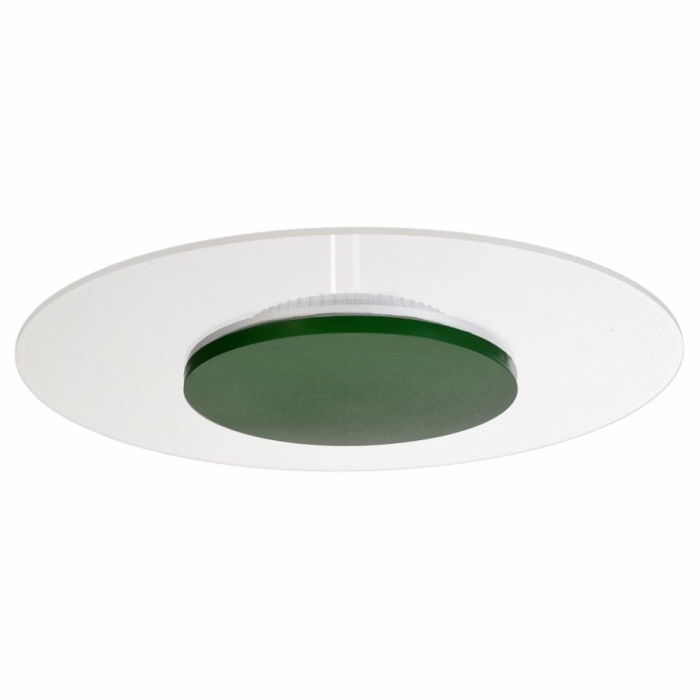 Deko-Light Deckenaufbauleuchte, Set, Zaniah 370 mm, 18 W, DIM, 3000 K, Cover Grün, 220-240 V/AC, 50 / 60 Hz