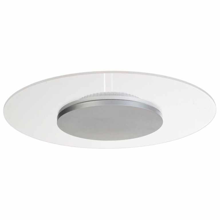 Deko-Light Deckenaufbauleuchte, Set, Zaniah 420 mm, 24 W, DIM, 3000 K, Cover Silber, 220-240 V/AC, 50 / 60 Hz