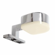 Möbelaufbauleuchte, Gienah, 3,2 W, 3000 K, Silber, Stromkonstant, 9 V/DC, Bemessungsstrom: 350 mA