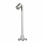 Vitrinenleuchte, Herculis Small 150 mm, 1 W, 3000 K, Silber, Stromkonstant, 3 V/DC, Bemessungsstrom: