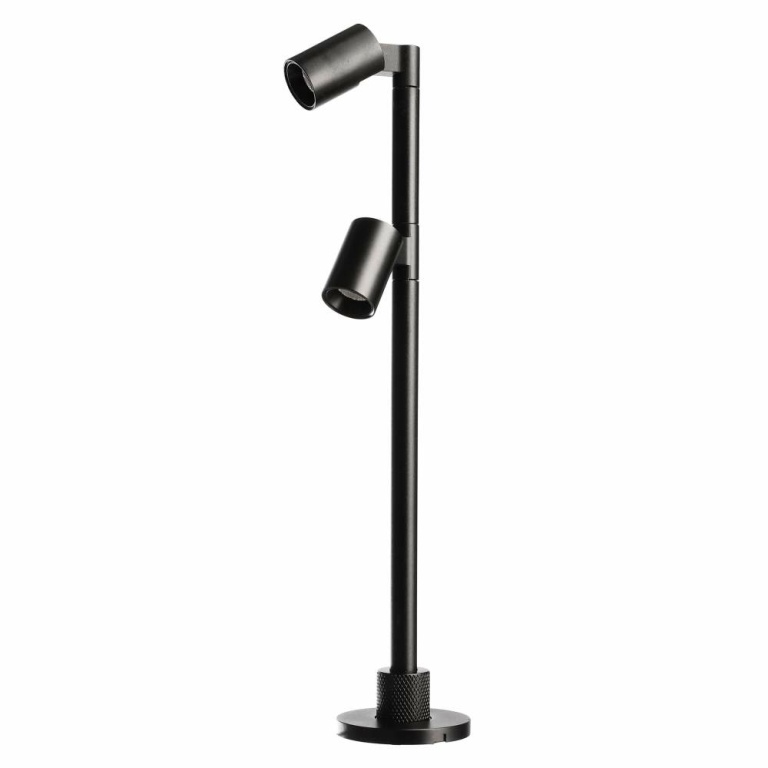 Deko-Light Vitrinenleuchte, Herculis Double 200 mm, 2 W, 4000 K, Schwarz, Stromkonstant, 6 V/DC, Bemessungsstro