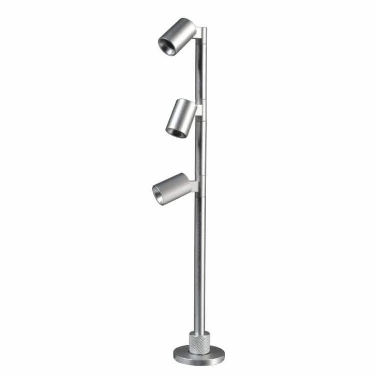 Deko-Light Vitrinenleuchte, Herculis Triple 250 mm, 3 W, 4000 K, Silber, Stromkonstant, 9 V/DC, Bemessungsstrom