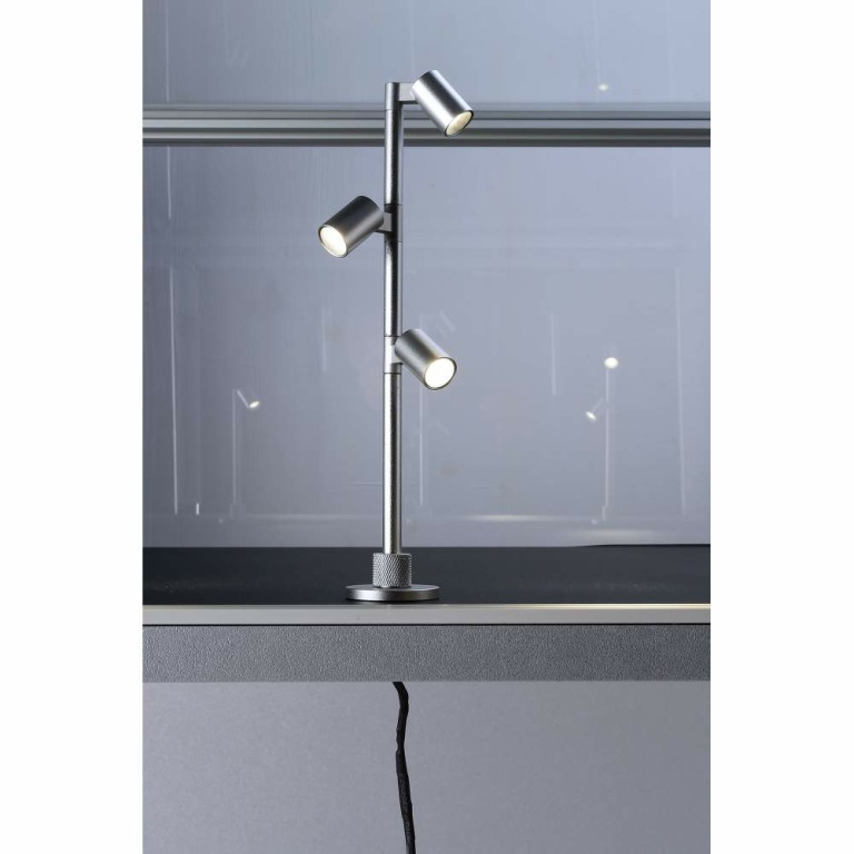 Deko-Light Vitrinenleuchte, Herculis Triple 250 mm, 3 W, 4000 K, Silber, Stromkonstant, 9 V/DC, Bemessungsstrom