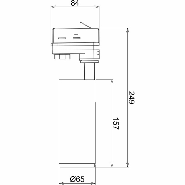 Deko-Light 3-Phasen-Spot, Lucea, Tilt, 10 W, 3000/4000 K, Schwarz, 220-240 V/AC, 50 / 60 Hz