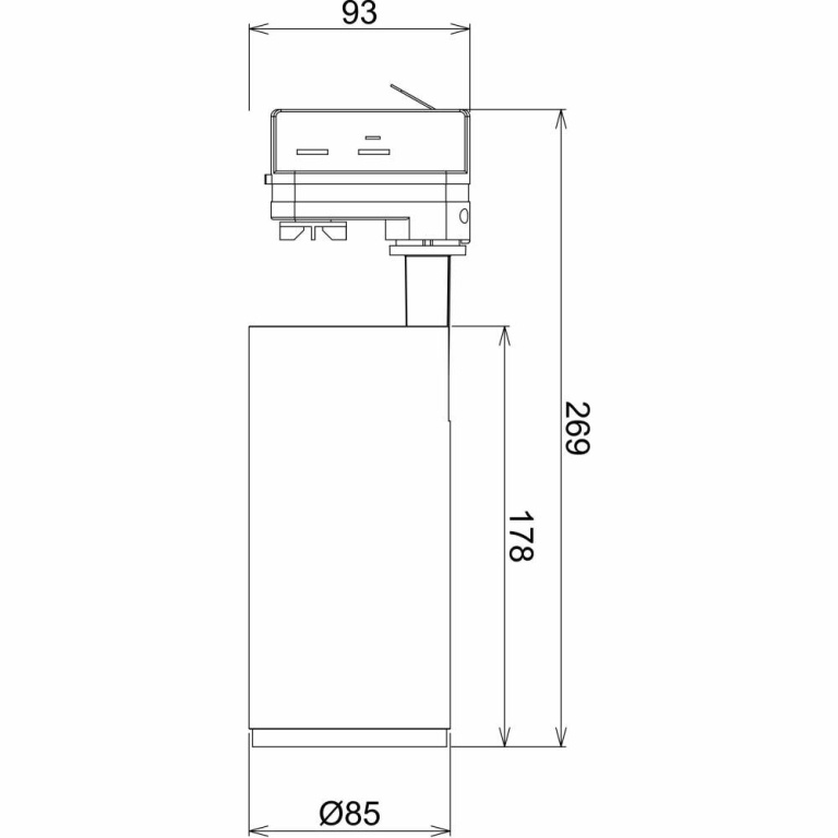 Deko-Light 3-Phasen-Spot, Lucea, Tilt, 15 W, 3000/4000 K, Weiß, 220-240 V/AC, 50 / 60 Hz