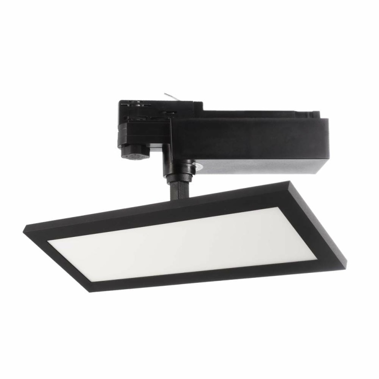 Deko-Light 3-Phasenleuchte, Panel Track Light, 20 W, 3000 K, Schwarz, 110-240 V/AC, 50 / 60 Hz