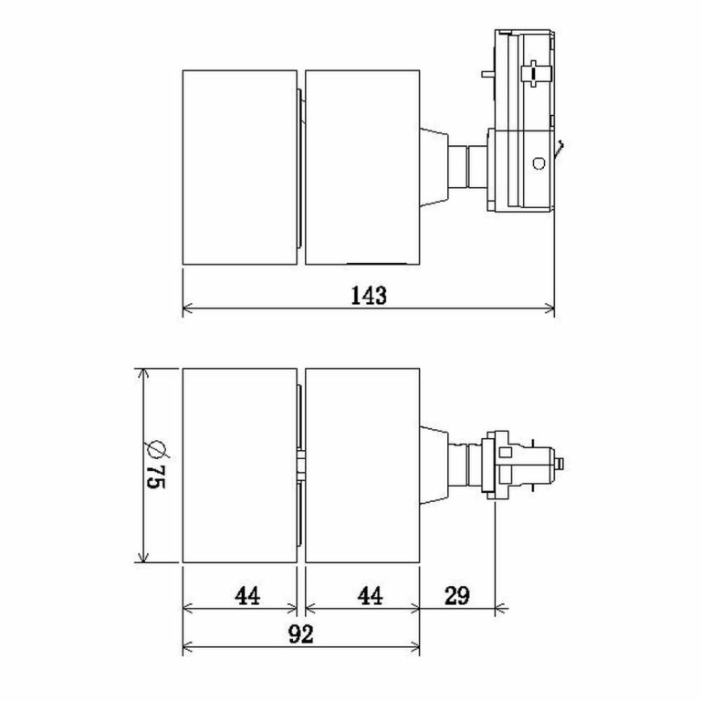 Deko-Light 1-Phasen-Spot, Uni II Mini, Tilt, 11,3 W, DIM, 2700 K, Weiß, Stromkonstant, 200-240 V/AC, 50 / 60 Hz