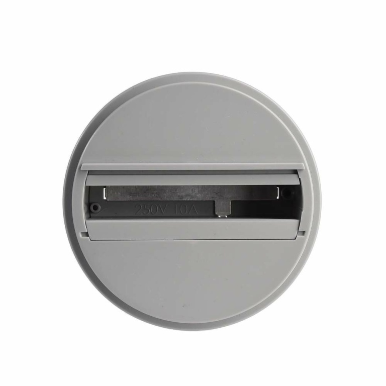 Deko-Light 3-Phasen Schienensystem, D Line Aufbau-Adapter für Leuchten, Fenstergrau RAL 7040, 220-240 V/AC